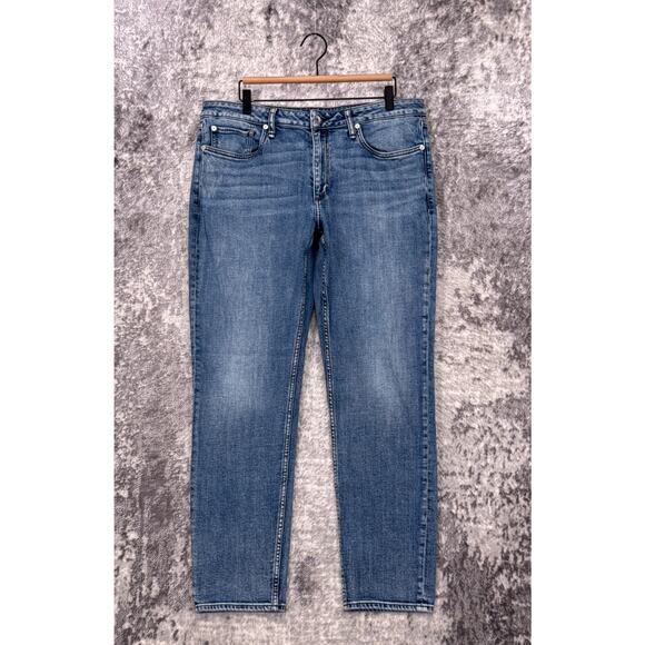 Rag & Bone Jeans 36 x 30 Mens Fit 3 Slim Athletic Medium Wash Denim - Picture 1 of 7